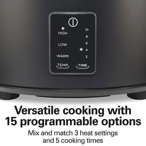 5 Quart Easy Serve Programmable Slow Cooker