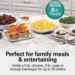 5 Quart Easy Serve Programmable Slow Cooker