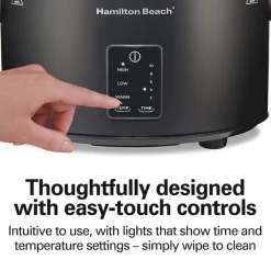 5 Quart Easy Serve Programmable Slow Cooker