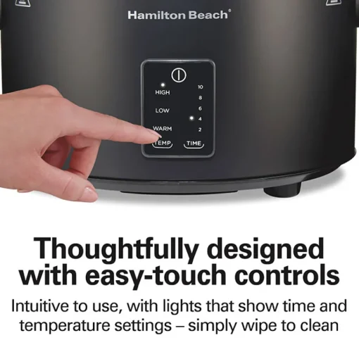 5 Quart Easy Serve Programmable Slow Cooker