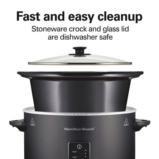5 Quart Easy Serve Programmable Slow Cooker
