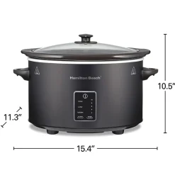 5 Quart Easy Serve Programmable Slow Cooker