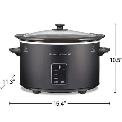 5 Quart Easy Serve Programmable Slow Cooker