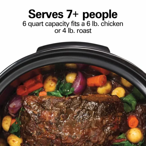 6 Quart Programmable Defrost Slow Cooker