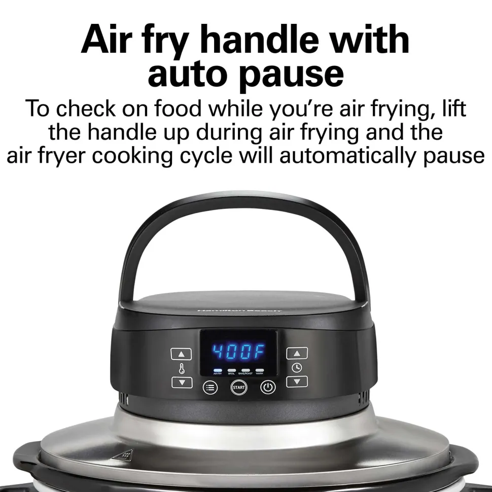 Air Fry Lid for 6 Quart Oval Slow Cookers