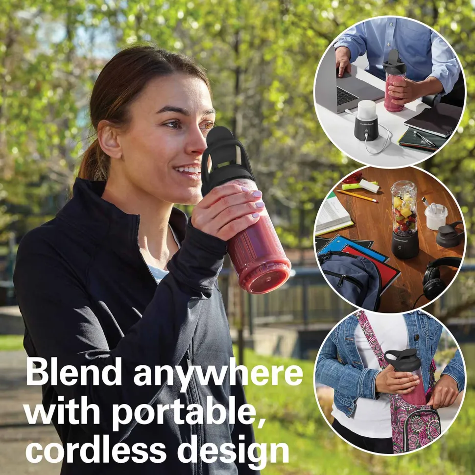 Blend Now™ Portable Cordless Blender,Black