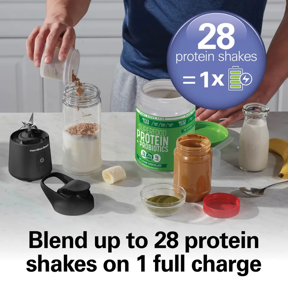 Blend Now™ Portable Cordless Blender,Black