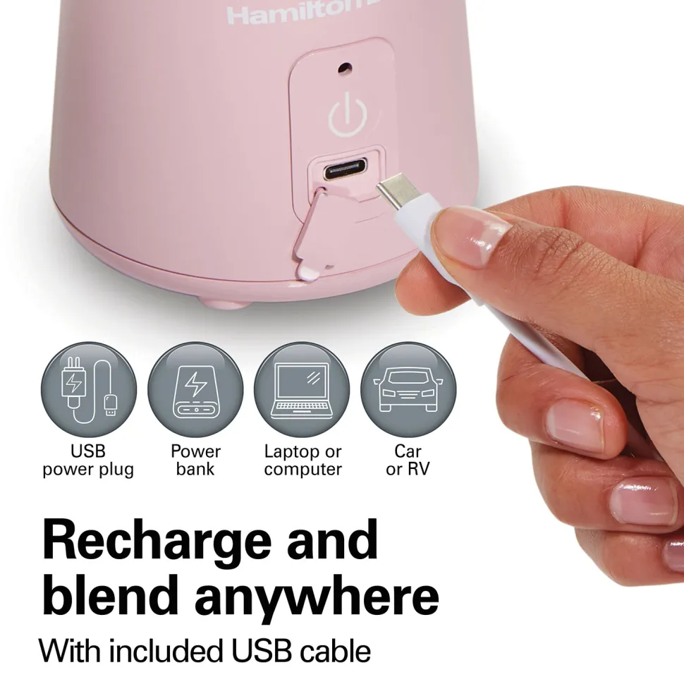 Blend Now™ Portable Cordless Blender,Rose