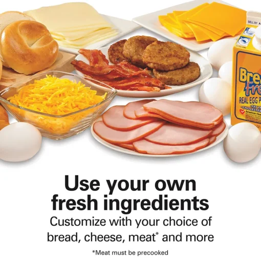 Breakfast Sandwich Maker, Red