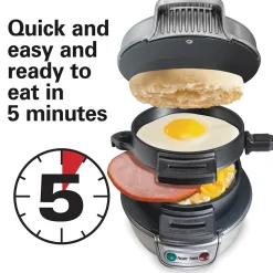 Breakfast Sandwich Maker, Gray
