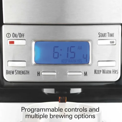 BrewStation® 12 Cup Coffee Maker Black & Stainless