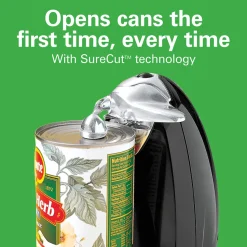 Classic Chrome Heavyweight Can Opener - Black