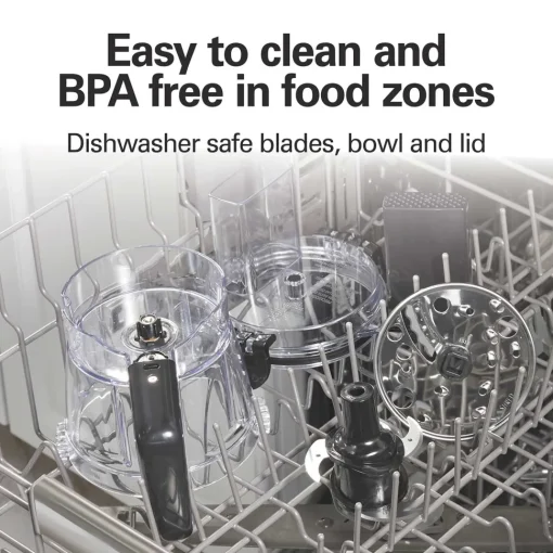 4-Cup Stack & Snap™ Compact Food Processor with Blending