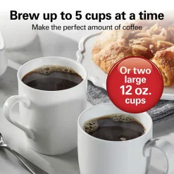 FrontFill® Mini Brew 5 Cup Programmable Coffee Maker