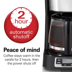 FrontFill® Mini Brew 5 Cup Programmable Coffee Maker