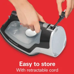 Full-Size Iron with Retractable Cord
