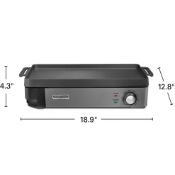 Hamilton Beach® Professional Cast Iron Electric Grill with Removable Cooktop