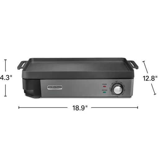 Hamilton Beach® Professional Cast Iron Electric Grill with Removable Cooktop