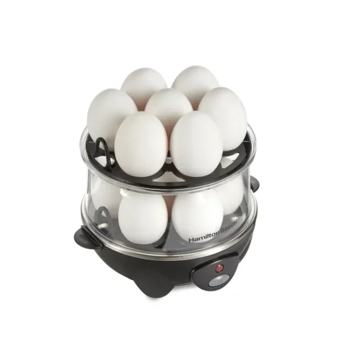 3-in-1 Egg Cooker with 14 Egg Capacity