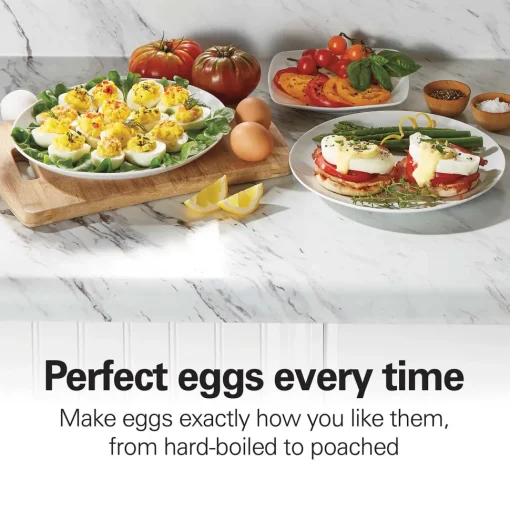 3-in-1 Egg Cooker with 14 Egg Capacity