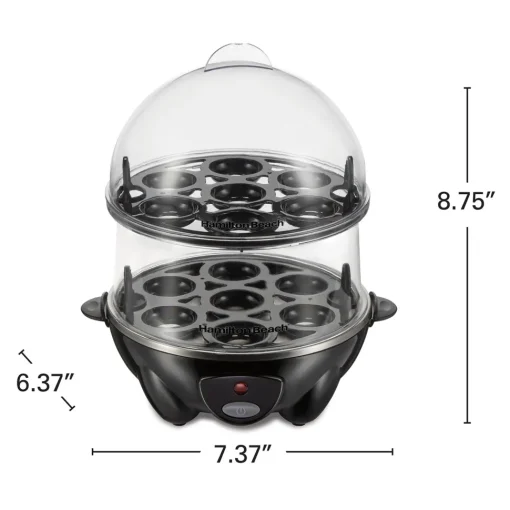 3-in-1 Egg Cooker with 14 Egg Capacity