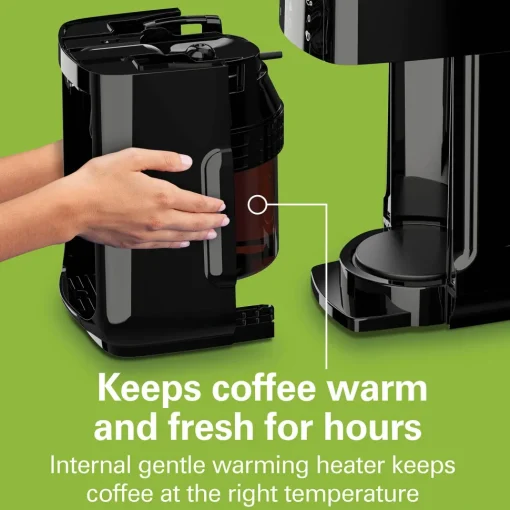 One Press® Dispensing Coffee Maker, 12Cup