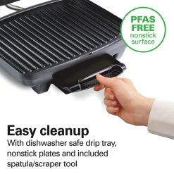Panini Press & Indoor Grill, Stainless Steel