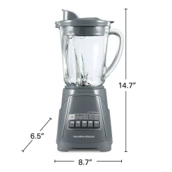 Power Elite™ Blender with 40 oz. Glass Jar, Gray