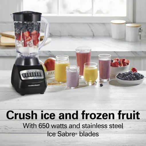 Smoothie Blender with 56oz Plastic Jar