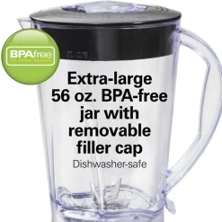 Smoothie Blender with 56oz Plastic Jar