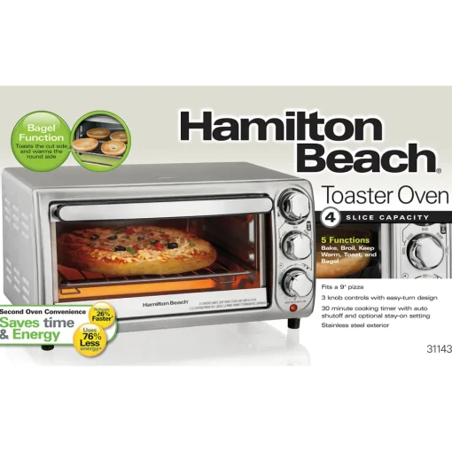 Toaster Oven, Stainless Steel