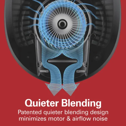 Wave~Action® Quiet Blender, Black