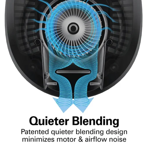 Wave~Action® Quiet Blender, Red